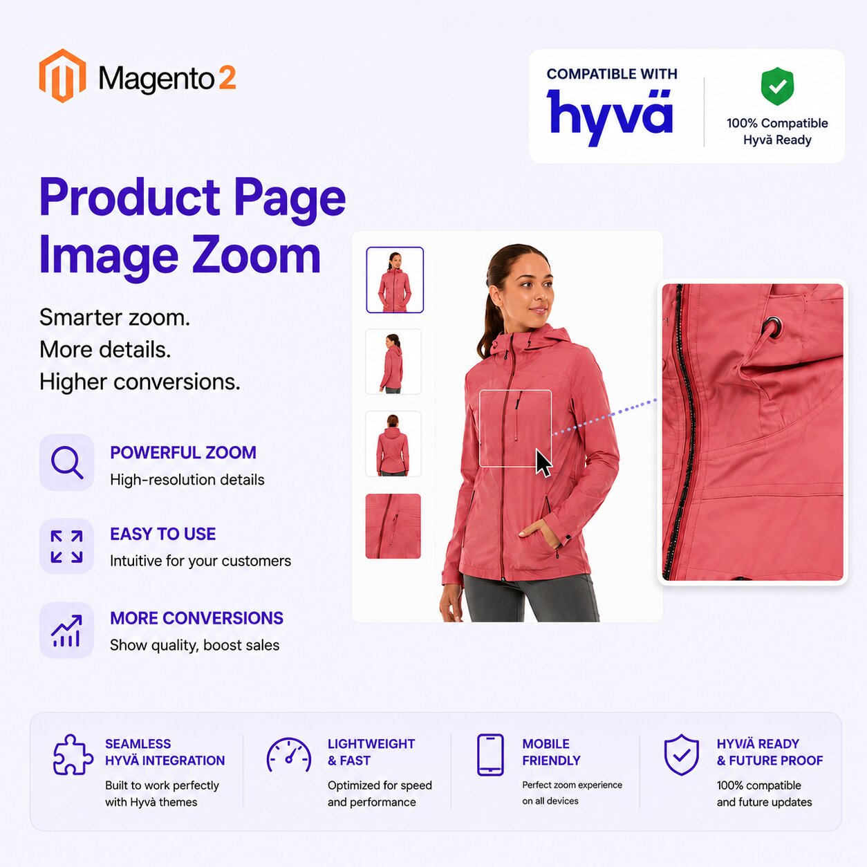 Magento 2 Product Page Image Zoom | Increase conversions